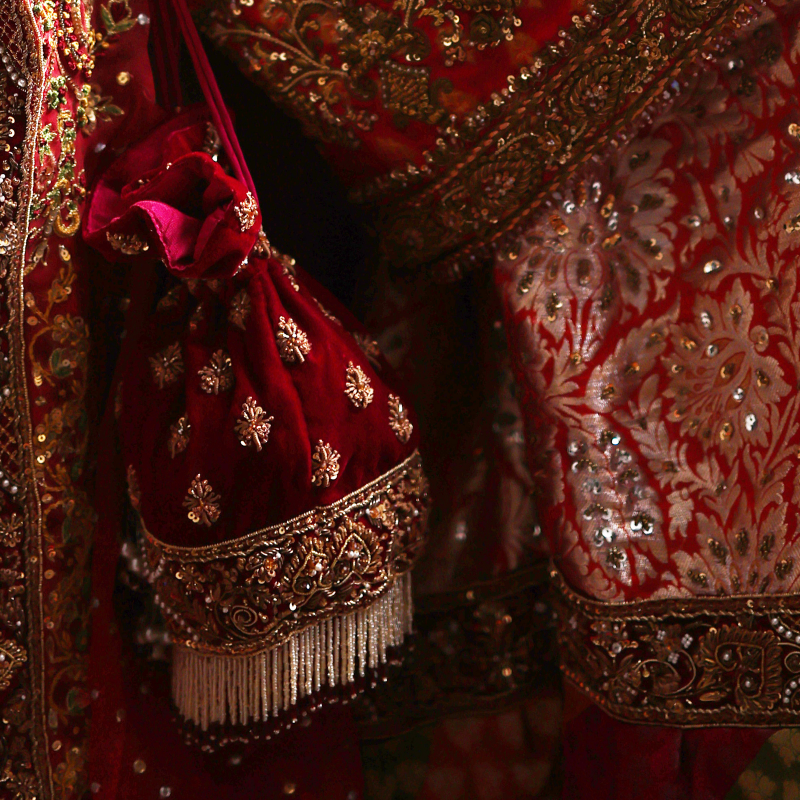 Surkhaab Bridal Potli Bag